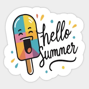 Hello summer Sticker